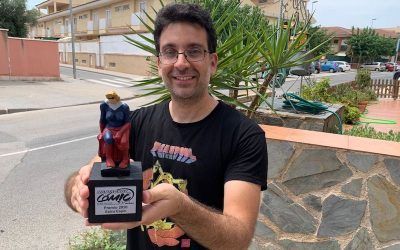 Salva Espín recibe el máximo galardón de Santa Cruz Cómic 2020