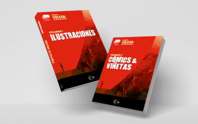 Ya en imprenta los dos libros de ‘Proyecto Volcán: un cómic para La Palma’