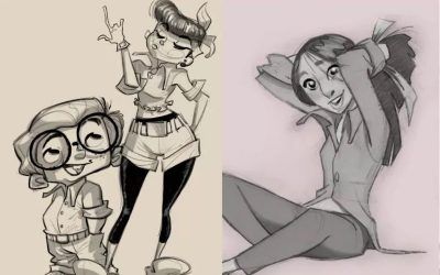 Carlos Miranda y José Mansuy imparten una charla sobre animación en la Escuela de Arte y Superior de Diseño Fernando Estévez