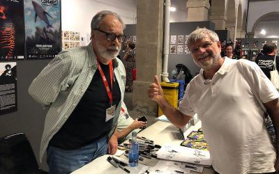 Howard Chaykin se encuentra con Gianni Bono, el primer editor en publicar su obra en Italia