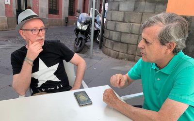 Javier Olivares y Manuel Darias estrenan la nueva cafetería del Círculo de Amistad
