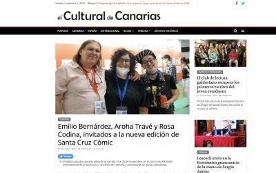 El cultural de Canarias | Emilio Bernárdez, Aroha Travé y Rosa Codina, invitados a la nueva edición de Santa Cruz Cómic
