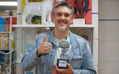 Javier Nóbrega es premiado por «su amor entrañable» a la Fundación Cine+Cómics