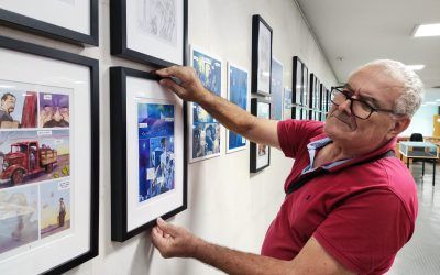 Finaliza el montaje de Mararía en la Biblioteca General de la Universidad de La Laguna