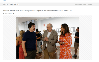 Ayuntamiento de Santa Cruz de Tenerife | ‘Cómics de Museo’ trae la obra original de dos premios nacionales del cómic a Santa Cruz