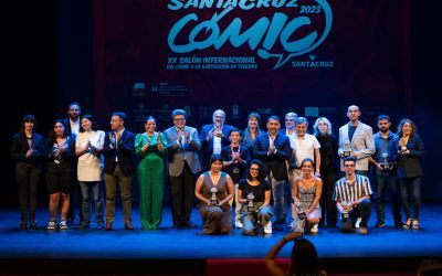 Santa Cruz Cómic 2023 celebra la primera gala de los Premios del Salón en el Teatro Guimerá