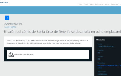 EFE | El salón del cómic de Santa Cruz de Tenerife se desarrolla en ocho emplazamientos