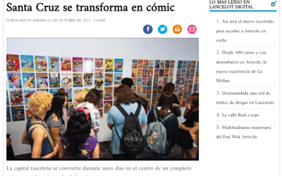 Lancelot digital | Santa Cruz se transforma en cómic
