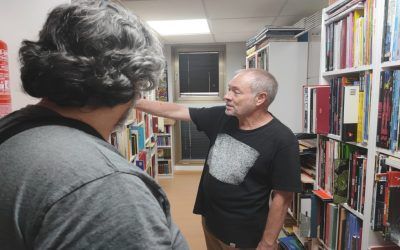 Pepe Gálvez visita la Fundación Cine+Cómics