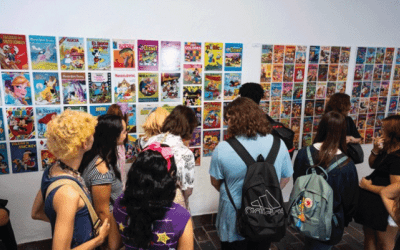 Los alumnos del bachillerato de arte del IES Los Cristianos visitan las exposiciones de Santa Cruz Cómic