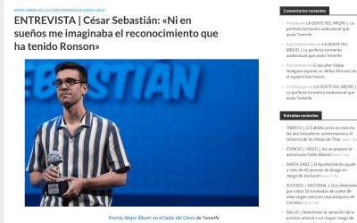 El Blogo Feroz | ENTREVISTA | César Sebastián: «Ni en sueños imaginaba el reconocimiento que ha tenido Ronson»