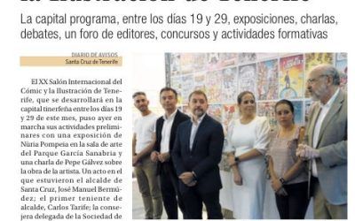 Diario de Avisos (prensa escrita) | Una muestra fija el prólogo del XX Salón del Cómic y la Ilustración de Tenerife