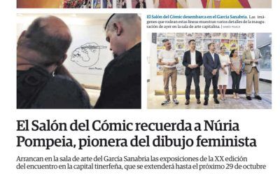 El Día (prensa escrita) | El Salón del Cómic recuerda a Núria Pompeia, pionera del dibujo feminista