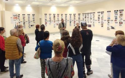 Invitados por Culturamanía participan en una visita guiada a Ucrania: la guerra en viñetas