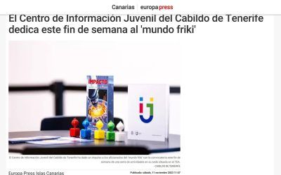 EUROPAPRESS | El Centro de Información Juvenil del Cabildo de Tenerife dedica este fin de semana al ‘mundo friki’