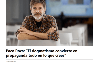 El Cultural de Canarias|Paco Roca: “El dogmatismo convierte en propaganda todo en lo que crees”