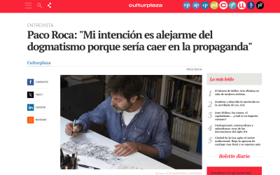 Culturplaza | Paco Roca: «Mi intención es alejarme del dogmatismo porque sería caer en la propaganda»
