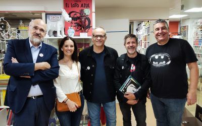 Paco Roca visita la Fundación Cine+Cómics