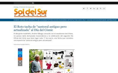 SOL DE TENERIFE | El Roto tacha de “santoral antiguo pero actualizado” al Día del Cómic