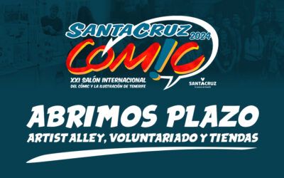 Santa Cruz Cómic abre el plazo de inscripción para voluntariado, tiendas y su Artist Alley