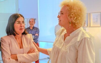 Malena Millares agradece a la ciudad de Las Palmas de Gran Canaria la exposición en homenaje a la obra de humor de su padre