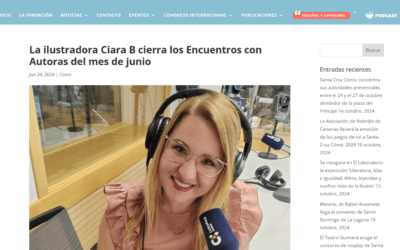 FUNDACIÓN CINE+CÓMICS | La ilustradora Ciara B cierra los Encuentros con Autoras del mes de junio