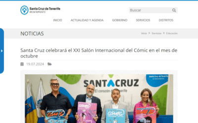 AYUNTAMIENTO DE SANTA CRUZ | Santa Cruz celebrará el XXI Salón Internacional del Cómic en el mes de octubre