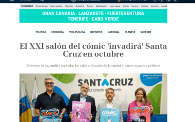 TIEMPO DE CANARIAS | El XXI salón del cómic ‘invadirá’ Santa Cruz en octubre