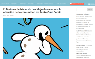 FUNDACIÓN CINE+CÓMICS | El Muñeco de Nieve de Los Majuelos acapara la atención de la comunidad de Santa Cruz Cómic