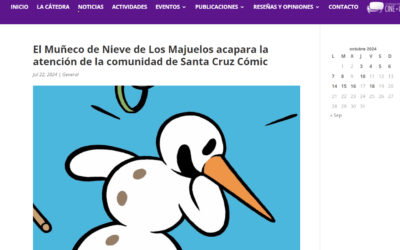 CATEDRA MOEBIUS ULL | El Muñeco de Nieve de Los Majuelos acapara la atención de la comunidad de Santa Cruz Cómic