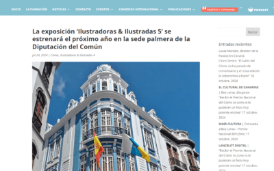 FUNDACIÓN CINE+CÓMICS | La exposición ‘Ilustradoras & Ilustradas 5’ se estrenará el próximo año en la sede palmera de la Diputación del Común