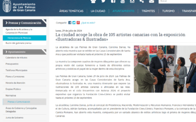 AYUNTAMIENTO DE LAS PALMAS | La ciudad acoge la obra de 105 artistas canarias con la exposición «Ilustradoras & Ilustradas»