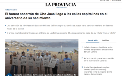 LA PROVINCIA | El humor socarrón de Cho Juaá llega a las calles capitalinas en el aniversario de su nacimiento