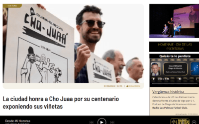 RADIO LAS PALMAS | La ciudad honra a Cho Juaa por su centenario exponiendo sus viñetas