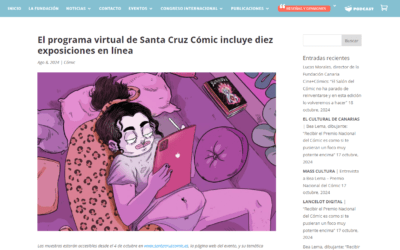 FUNDACIÓN CINE+CÓMICS | El programa virtual de Santa Cruz Cómic incluye diez exposiciones en línea