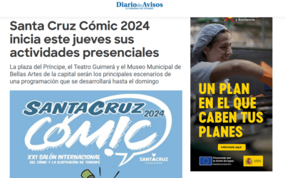 DIARIO DE AVISOS | Santa Cruz Cómic 2024 inicia este jueves sus actividades presenciales