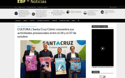 EL BLOGO FEROZ | CULTURA | Santa Cruz Cómic concentra sus actividades presenciales entre el 24 y el 27 de octubre