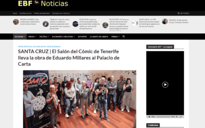 EL BLOGO FEROZ | SANTA CRUZ | El Salón del Cómic de Tenerife lleva la obra de Eduardo Millares al Palacio de Carta