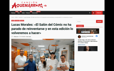 AQUEMARROPA | Lucas Morales: «El Salón del Cómic no ha parado de reinventarse y en esta edición lo volveremos a hacer»