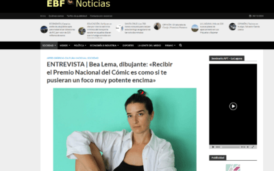 EL BLOGO FEROZ | ENTREVISTA | Bea Lema, dibujante: «Recibir el Premio Nacional del Cómic es como si te pusieran un foco muy potente encima»