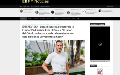 EL BLOGO FEROZ | ENTREVISTA | Lucas Morales, director de la Fundación Canaria Cine+Cómics: “El Salón del Cómic no ha parado de reinventarse y en esta edición lo volveremos a hacer”