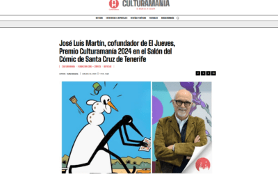 CULTURAMANÍA | José Luis Martín, cofundador de El Jueves, Premio Culturamanía 2024 en el Salón del Cómic de Santa Cruz de Tenerife