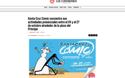 CULTURAMANÍA | Santa Cruz Cómic concentra sus actividades presenciales entre el 24 y el 27 de octubre alrededor de la plaza del Príncipe