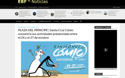EL BLOGO FEROZ | PLAZA DEL PRÍNCIPE | Santa Cruz Cómic concentra sus actividades presenciales entre el 24 y el 27 de octubre