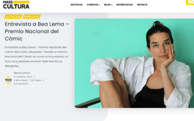 MASS CULTURA | Entrevista a Bea Lema – Premio Nacional del Cómic