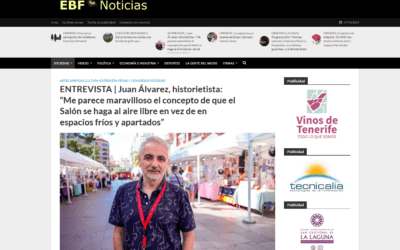 EL BLOGO FEROZ | ENTREVISTA | Juan Álvarez, historietista: “Me parece maravilloso el concepto de que el Salón se haga al aire libre en vez de en espacios fríos y apartados”