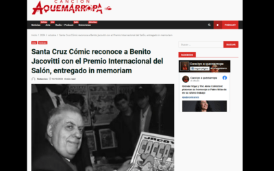 AQUEMARROPA | Santa Cruz Cómic reconoce a Benito Jacovitti con el Premio Internacional del Salón, entregado in memoriam