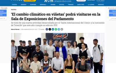 ATLÁNTICO HOY | ‘El cambio climático en viñetas’ podrá visitarse en la Sala de Exposiciones del Parlamento