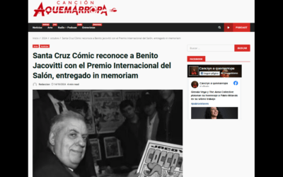 AQUEMARROPA | Santa Cruz Cómic reconoce a Benito Jacovitti con el Premio Internacional del Salón, entregado in memoriam