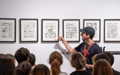 Las visitas de escolares comienzan el ciclo de actividades de Santa Cruz Cómic